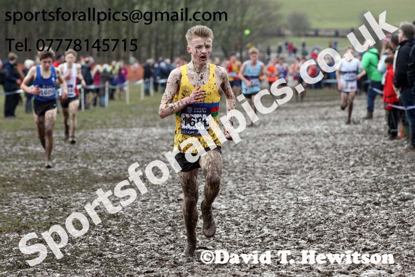 Boys under-15s 2018 British Inter Counties Cross Country Champs., Prestwold Hall, Loughborough. Photo: David T. Hewitson/Sports for All Pics